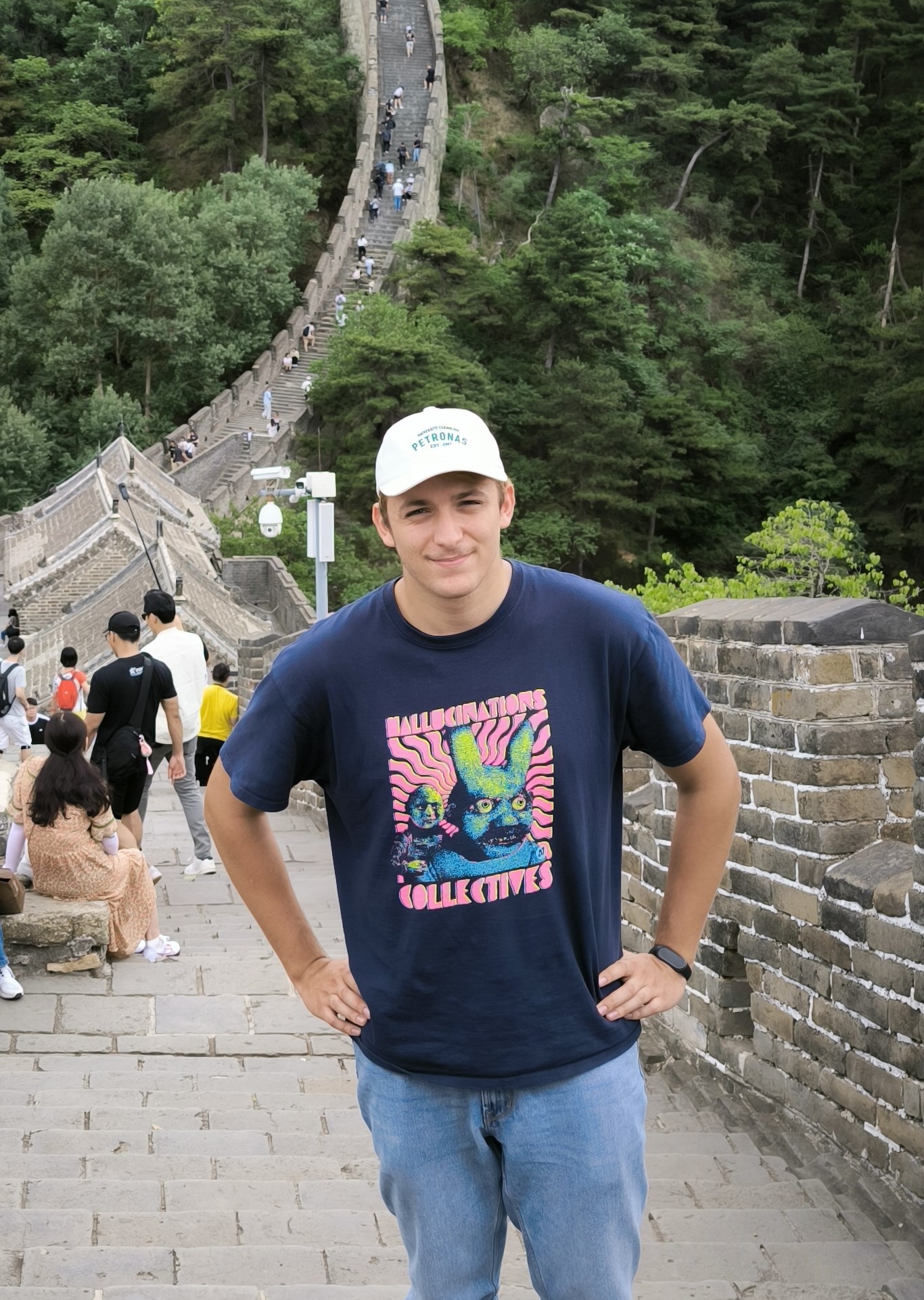 Ma photo de profil sur la muraille de chine